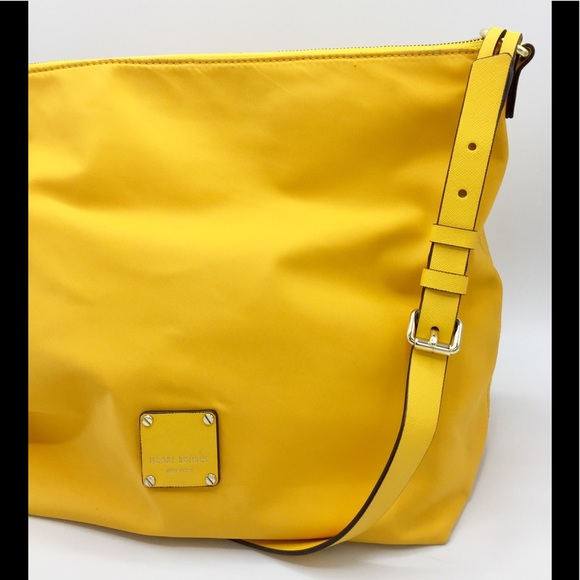 Henri Bendel Bag Yellow Gold Nylon Crossbody Bag - Picture 15 of 16
